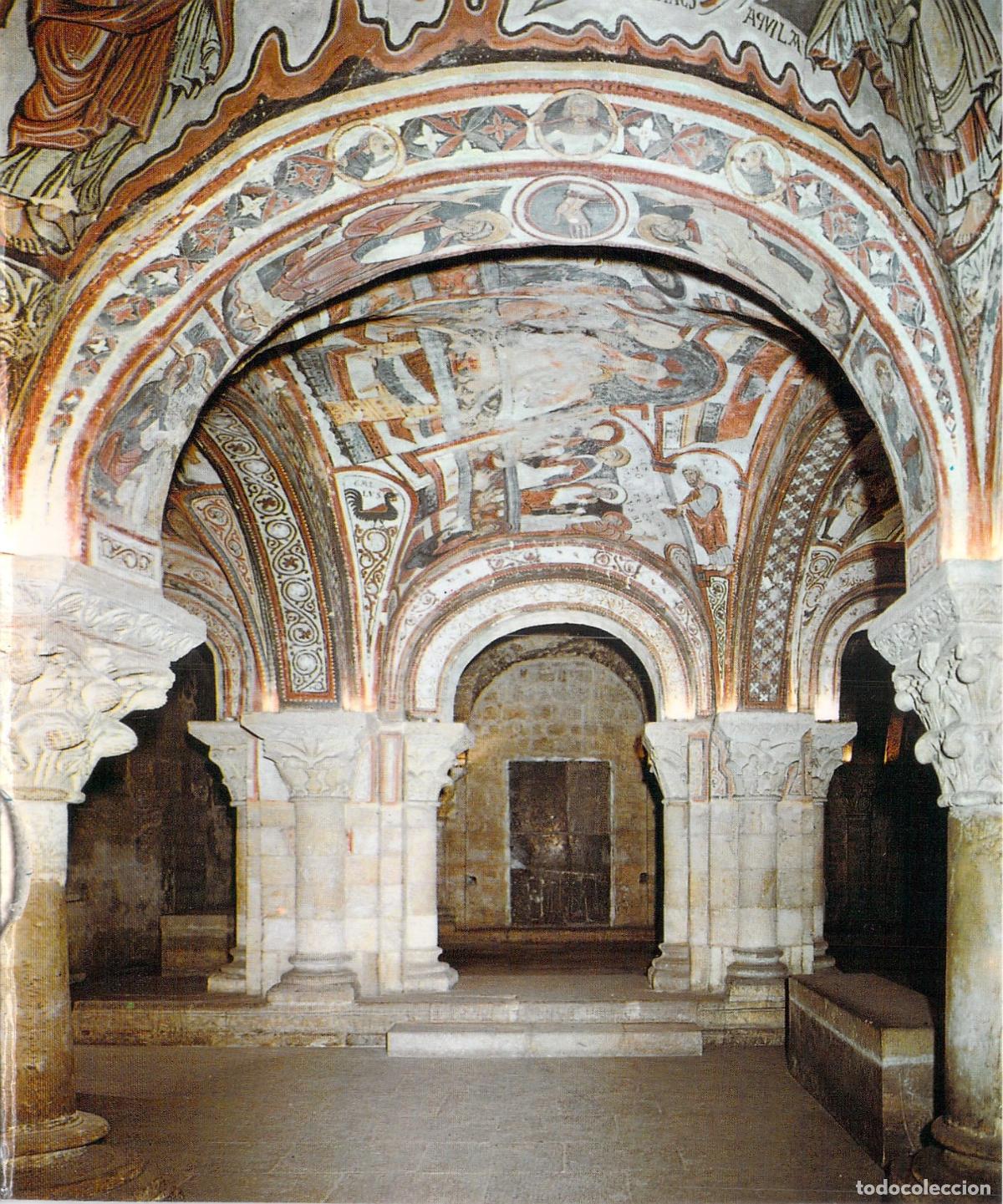 Postales: Postal de Le&oacute;n: San Isidoro, Pante&oacute;n de Reyes y Pinturas Rom&aacute;nicas