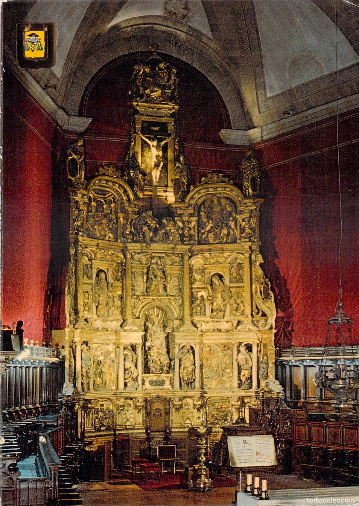 Postales: Postal de la Catedral de Valladolid y su Retablo Mayor de Juan de Juni