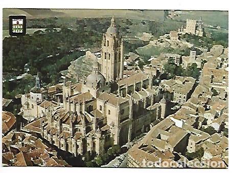 Postales: VISTA AEREA, CATEDRAL - AIR VIEW, CATHEDRAL.- SEGOVIA