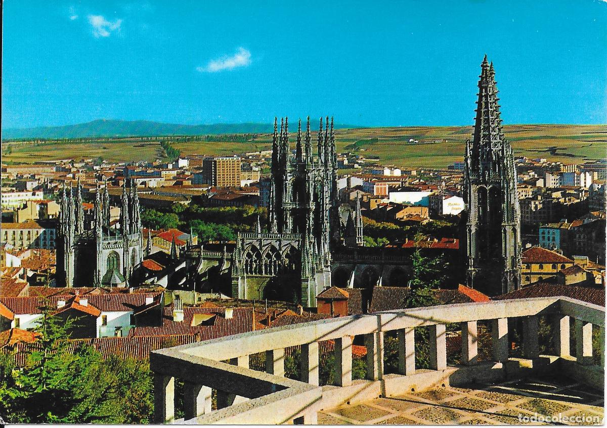Postales: [POSTAL] Catedral y Vista parcial. Burgos (sin circular)