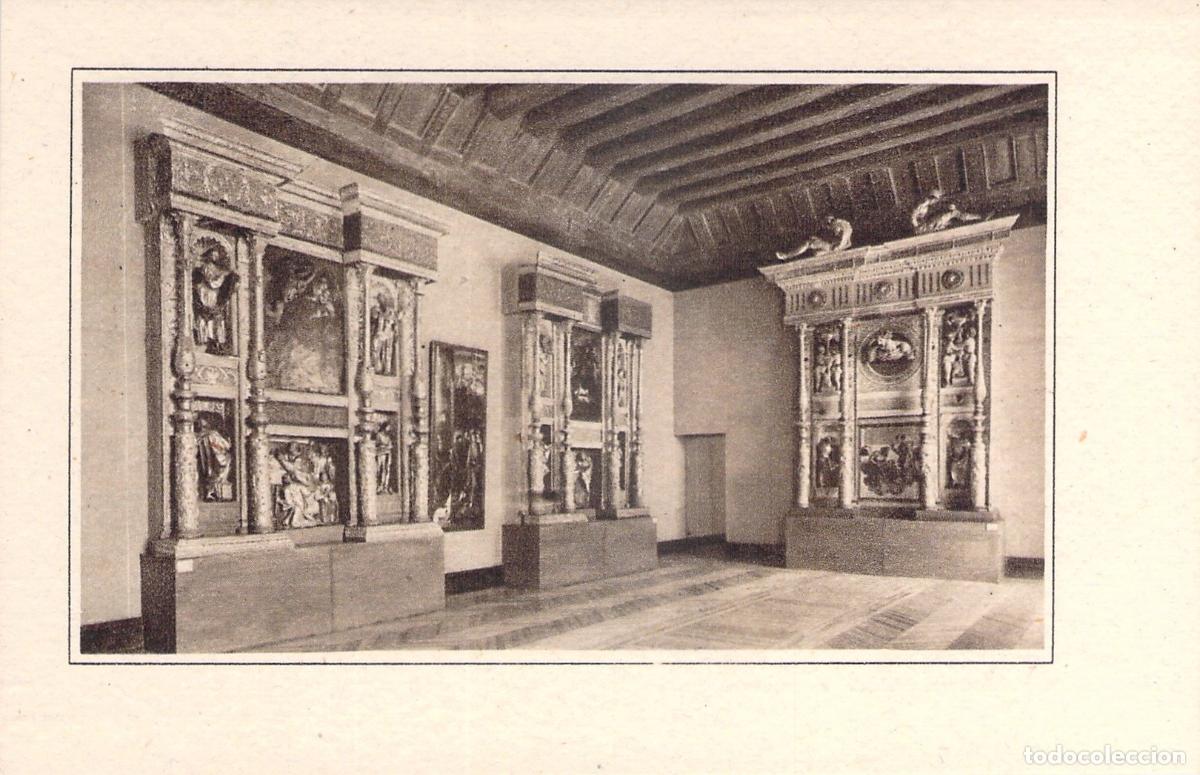 Postales: Postal de la Sala de Berruguete en el Museo Nacional de Escultura, Valladolid