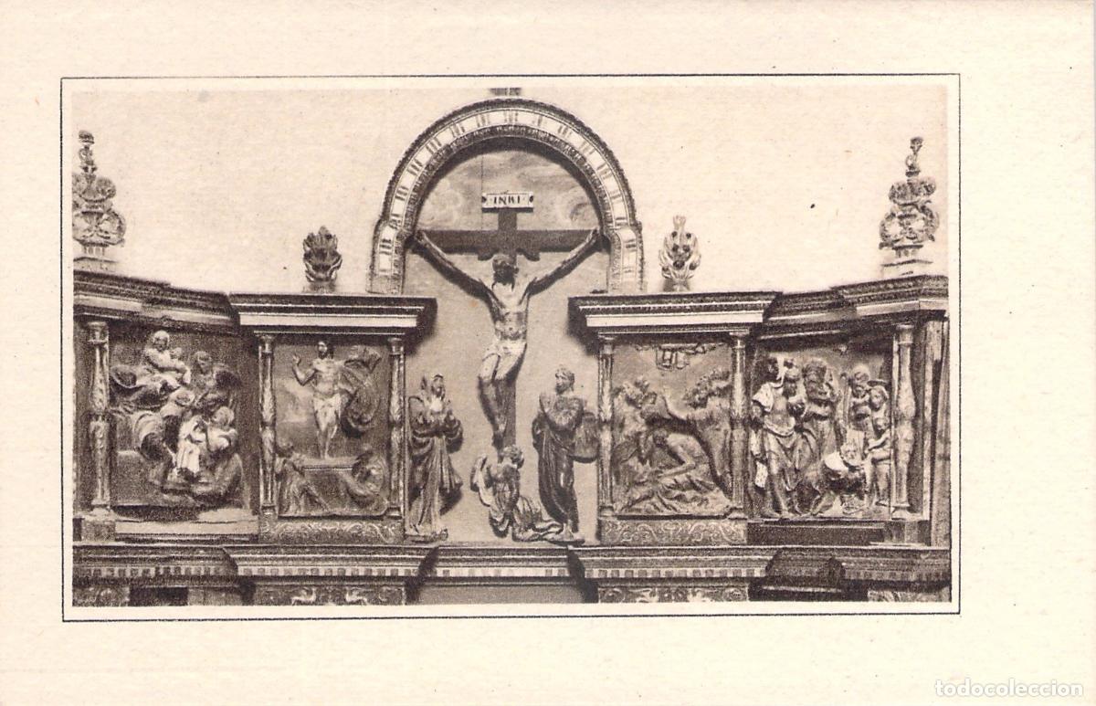 Postales: Postal Museo Nacional de Escultura Valladolid Retablo La Mejorada