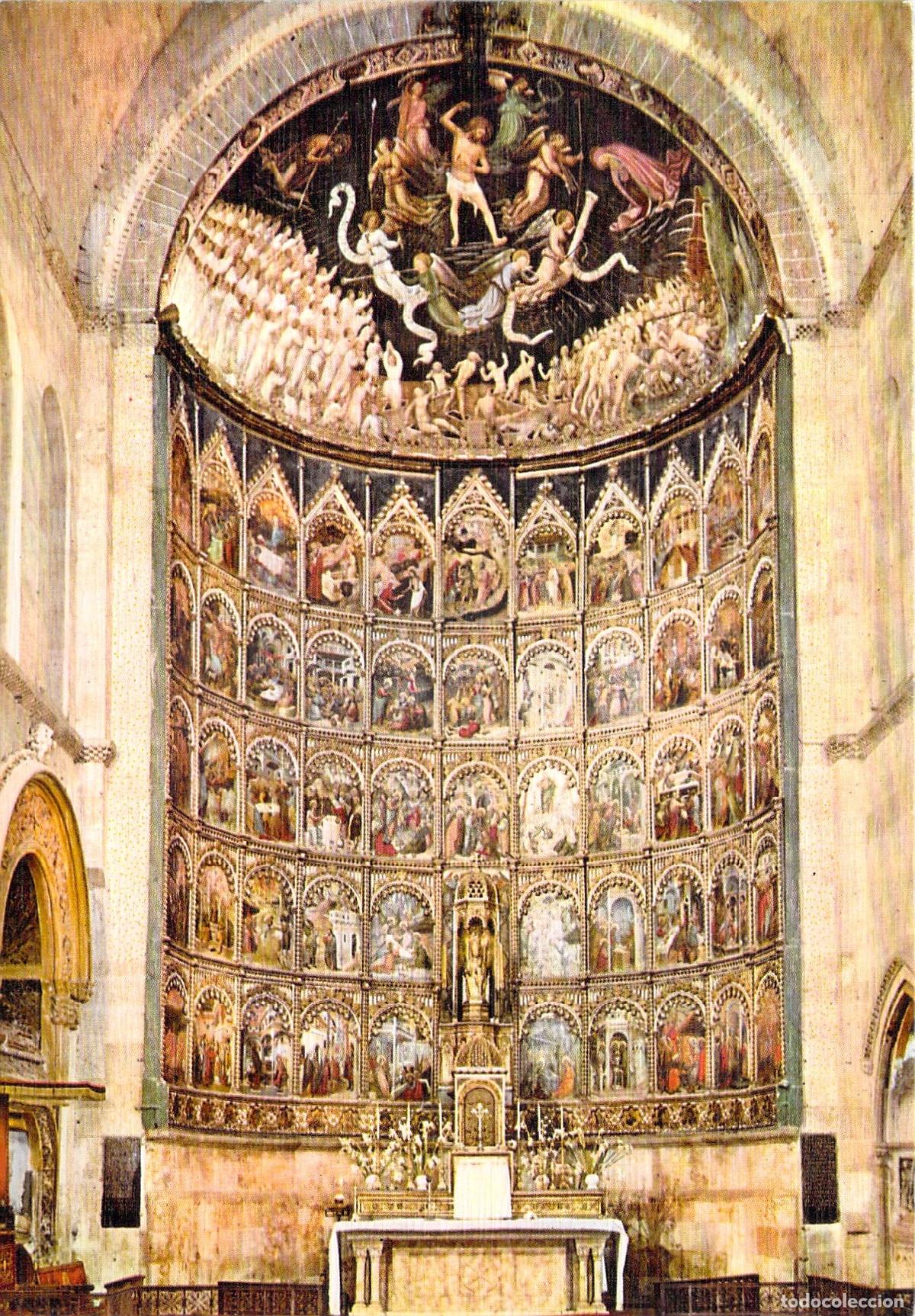 Postales: Postal de Salamanca: Retablo de la Catedral Vieja