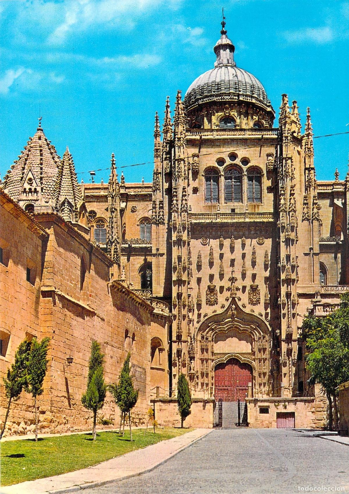 Postales: Postal de la Catedral Nueva de Salamanca, Patio Chico