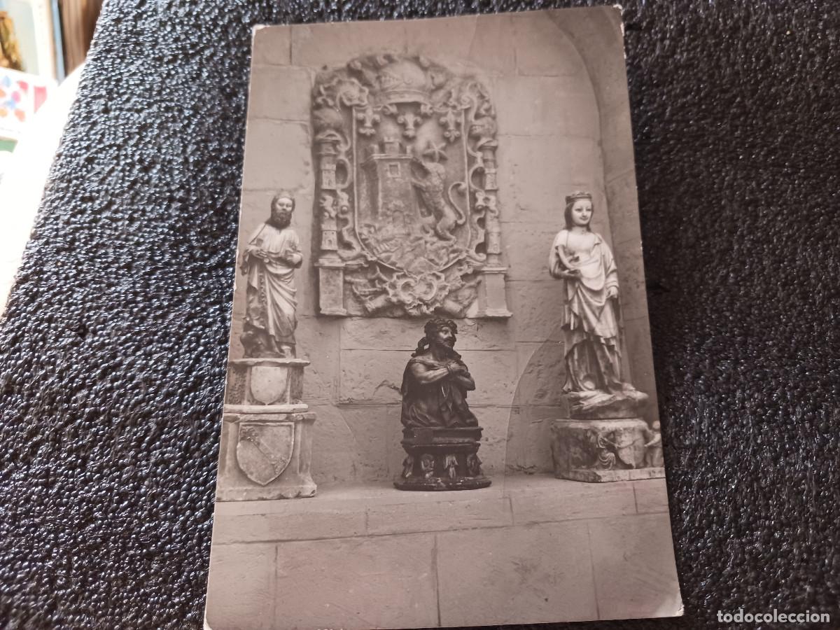 Postales: paredes de nava, palencia, iglesia-museo de sta. eulalia, esculturas de alabastro, ed. ex. sicilia