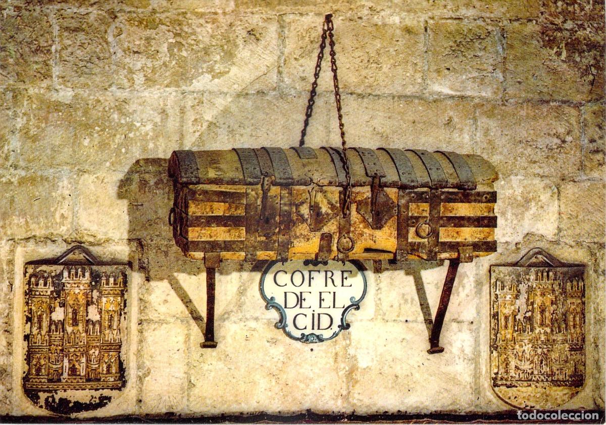 Postales: Postal del Cofre del Cid en la Catedral de Burgos