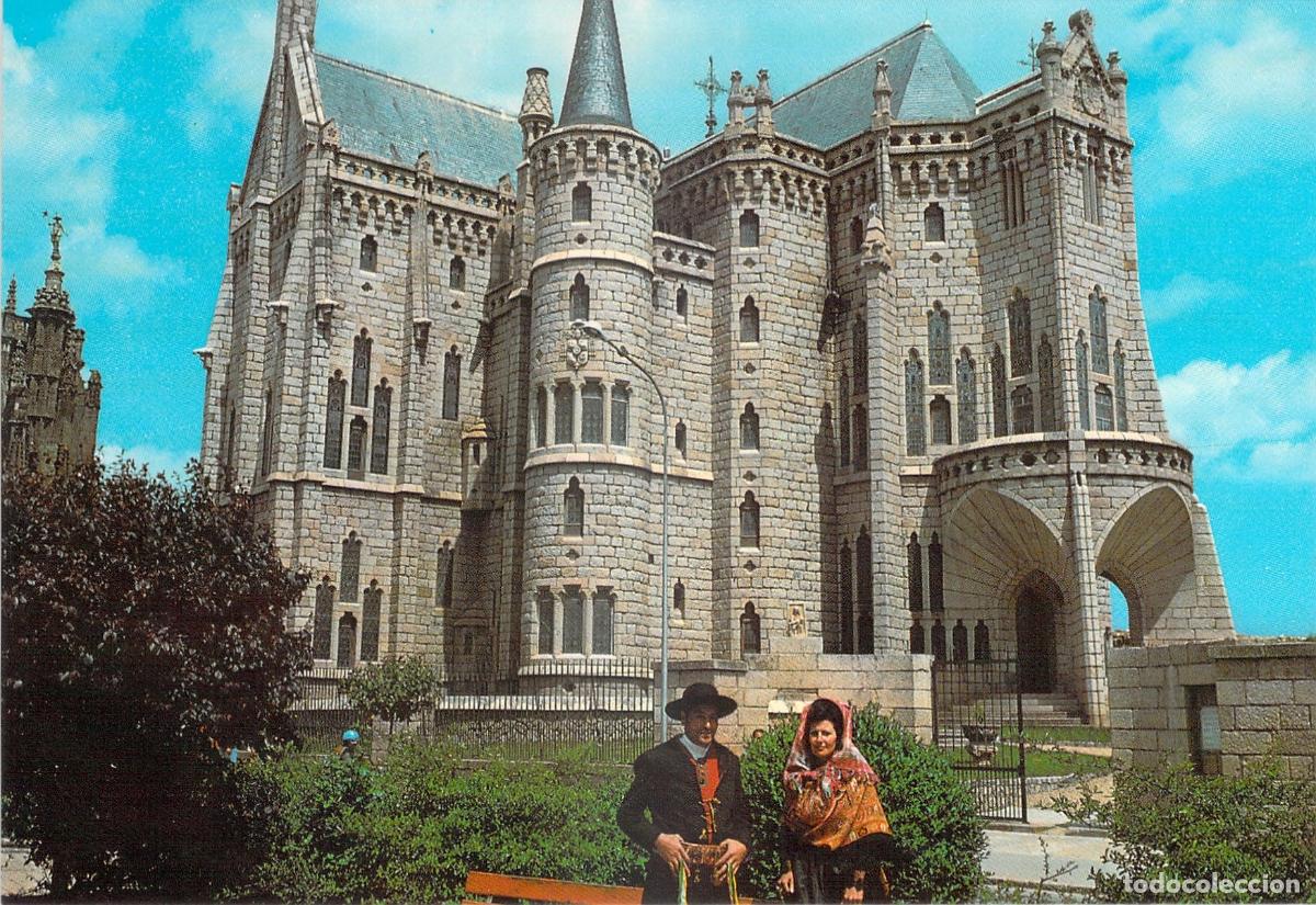 Postales: Postal del Palacio de Gaud&iacute; en Astorga, Le&oacute;n