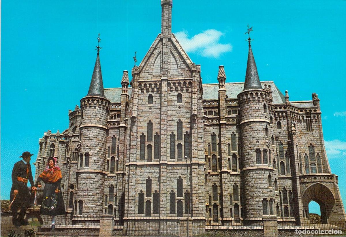 Postales: Postal del Palacio de Gaud&iacute; en Astorga