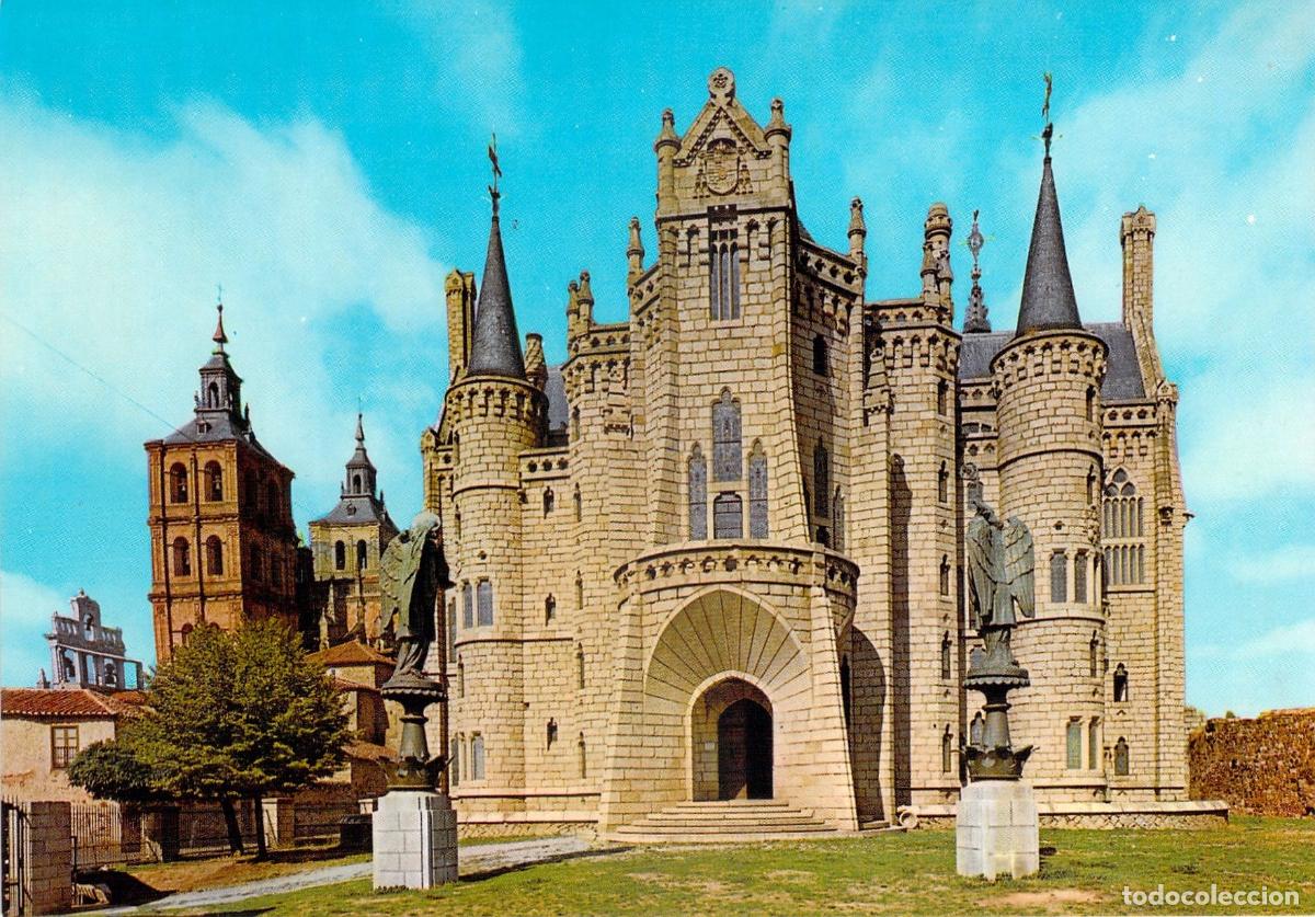 Postales: Postal del Palacio de Gaud&iacute; en Astorga