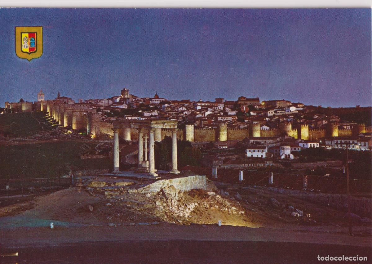 Postales: AVILA, VISTA GENERAL, NOCTURNA - ESCUDO DE ORO N&ordm;27 &ndash; S/C