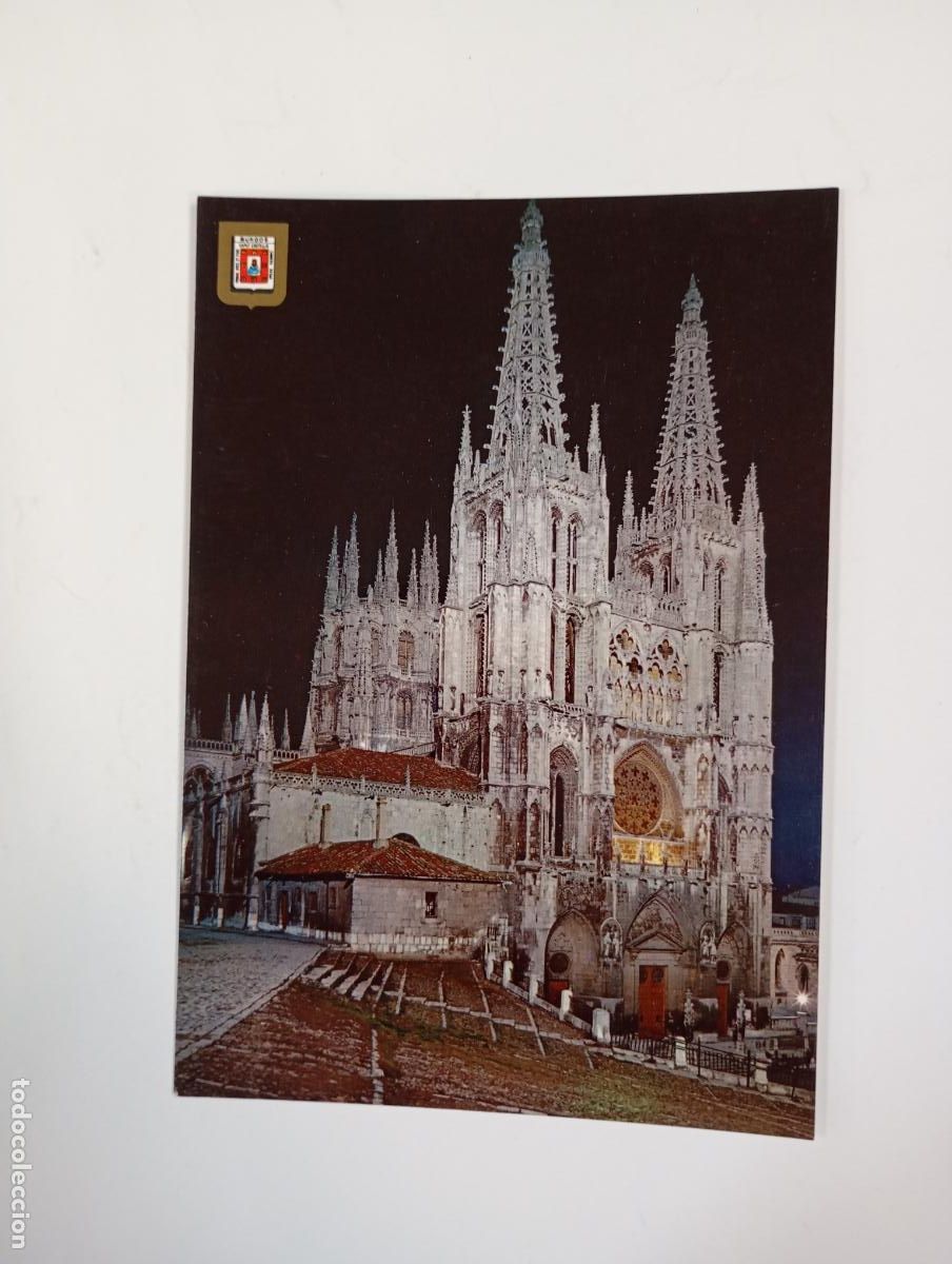 Postales: POSTAL DE BURGOS. CATEDRAL. VISTA NOCTURNA. TDKP29V