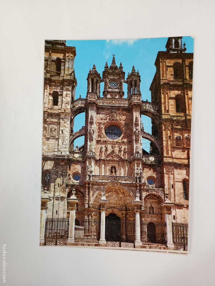 Postales: POSTAL DE ASTORGA. FACHADA DE LA CATEDRAL. TDKP29V
