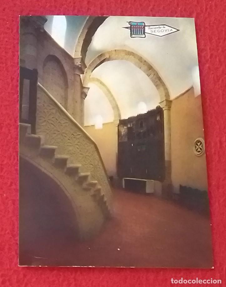 Postales: ANTIGUA POSTAL SEGOVIA IGLESIA DE LA VERA CRUZ CABALLEROS TEMPLARIOS...INTERIOR..SPAIN ESPAGNE...