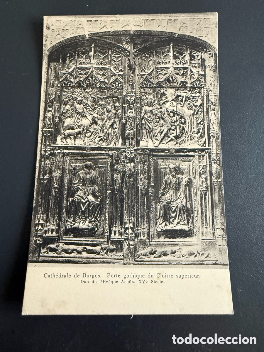 Postales: Postal BURGOS. Puerta G&oacute;tica