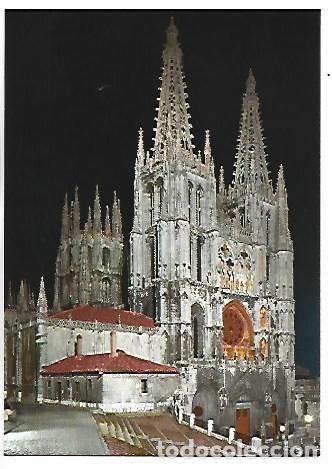 Postales: LA CATEDRAL, NOCTURNA.- BURGOS