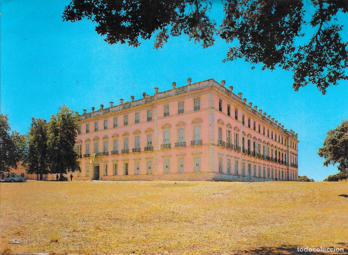 Postales: [POSTAL] Fachada principal. Palacio Real de Riofr&iacute;o (Segovia) A&ntilde;o 1990 (circulada)