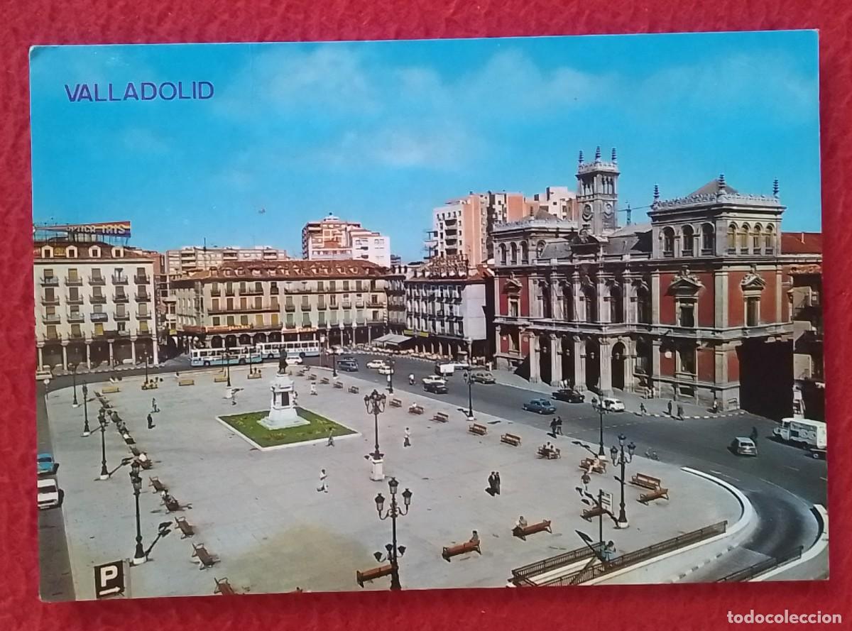 Postales: ANTIGUA POSTAL POST CARD VALLADOLID PLAZA MAYOR Y AYUNTAMIENTO..CARTE POSTALE POSTKARTE SPAIN SPAGNA