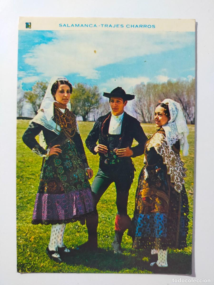 Postales: Postal SALAMANCA: Trajes Charros - Edic Pergamino