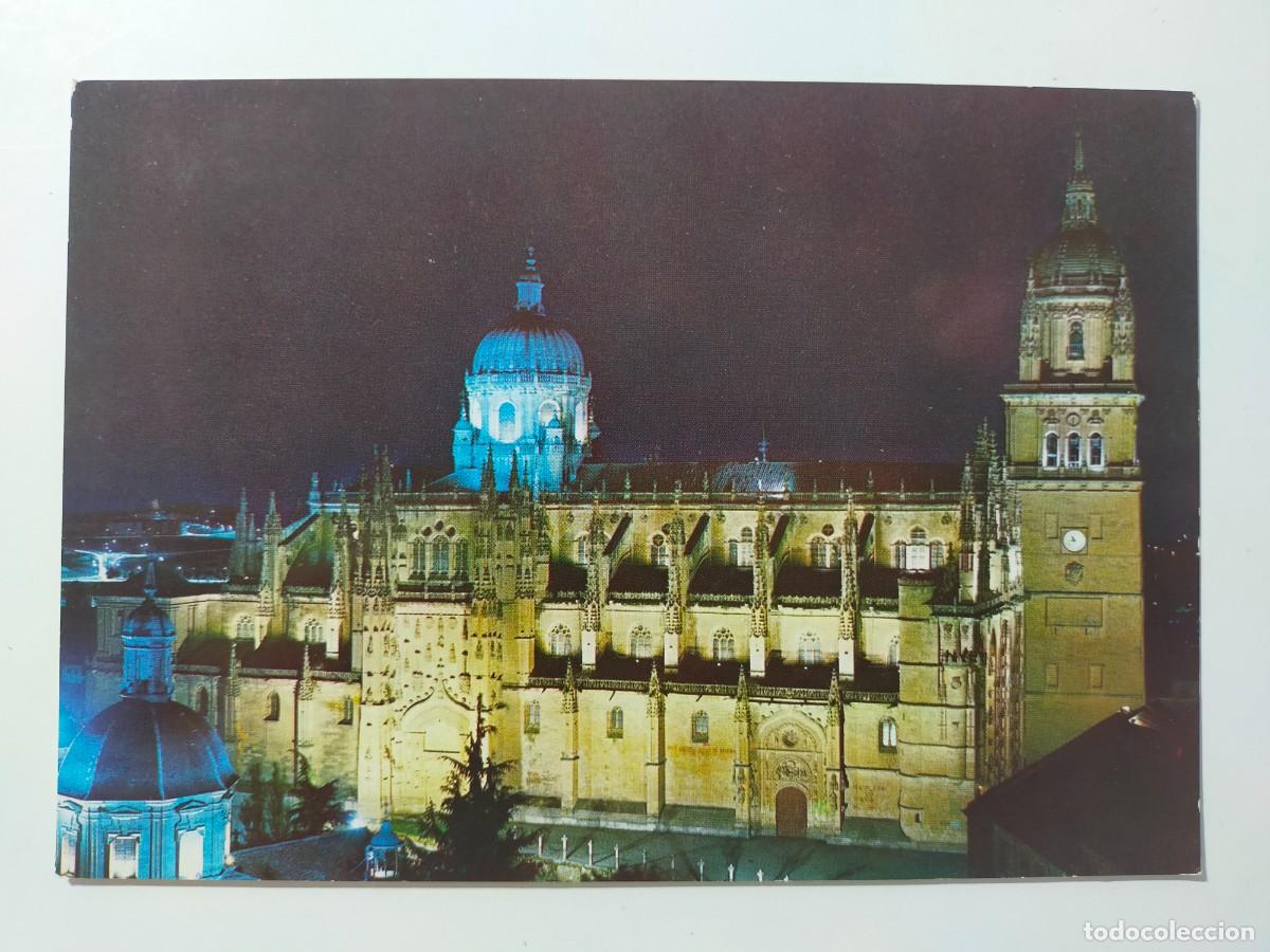 Postales: Postal SALAMANCA: Catedral de noche - Edic. Manipel