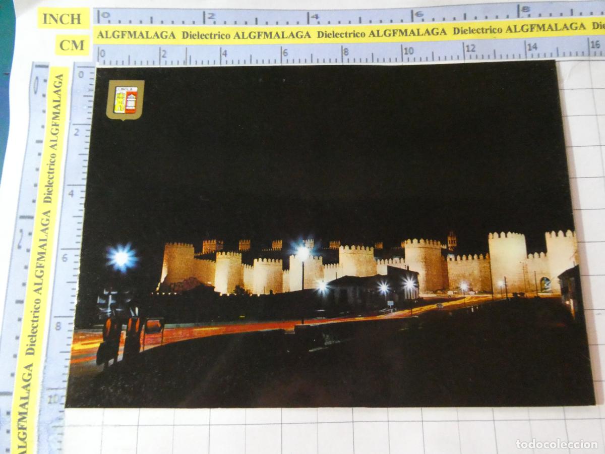 Postales: POSTAL DE &Aacute;VILA. A&Ntilde;O 1977. MURALLAS VISTA NOCTURNA 8 ESCUDO ORO. 717