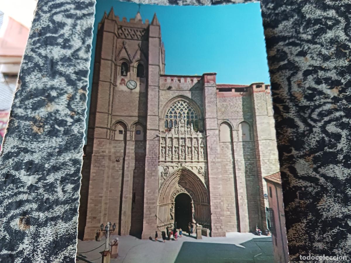 Postales: 614-&Aacute;VILA. Catedral. fachada principal, ED. GARRABELLA
