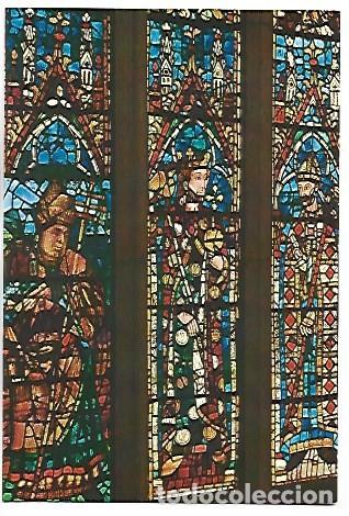 Postales: CATEDRAL, VIDRIERAS, SIGLO XIII.- LEON
