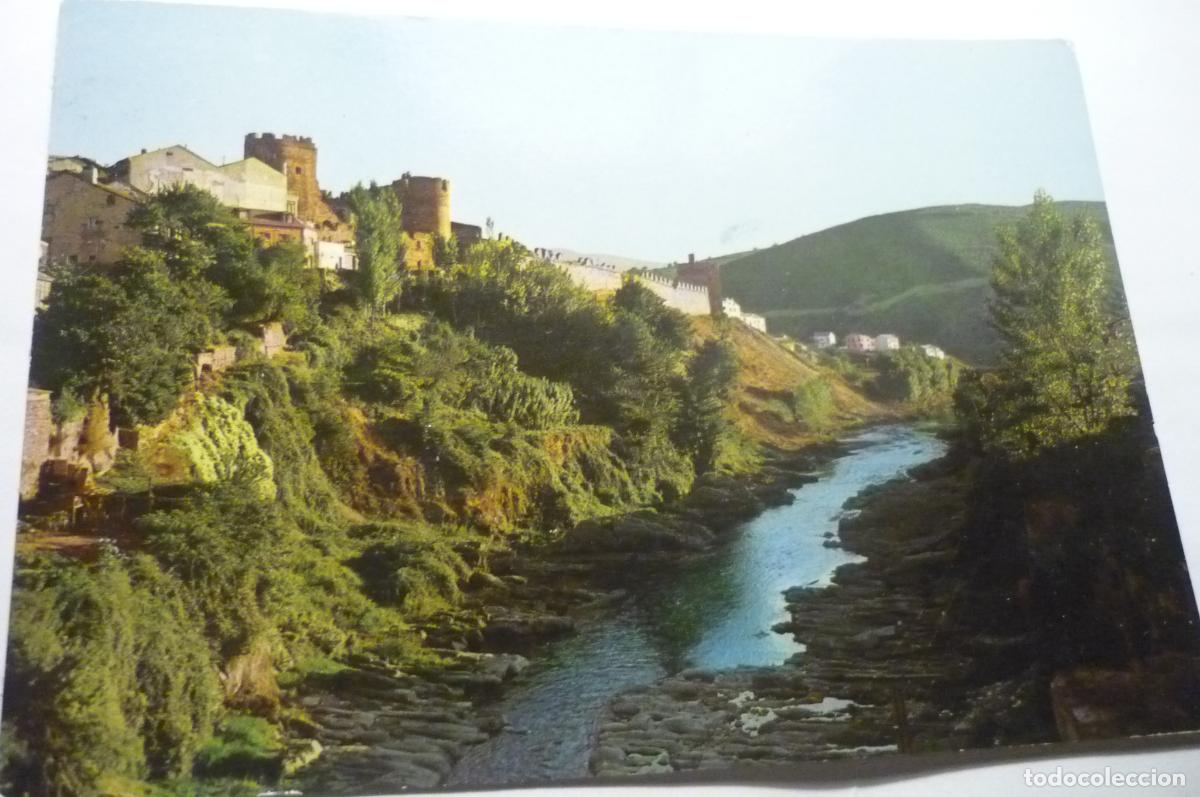 Postales: postal ponferrada castillo rio sil-circulada