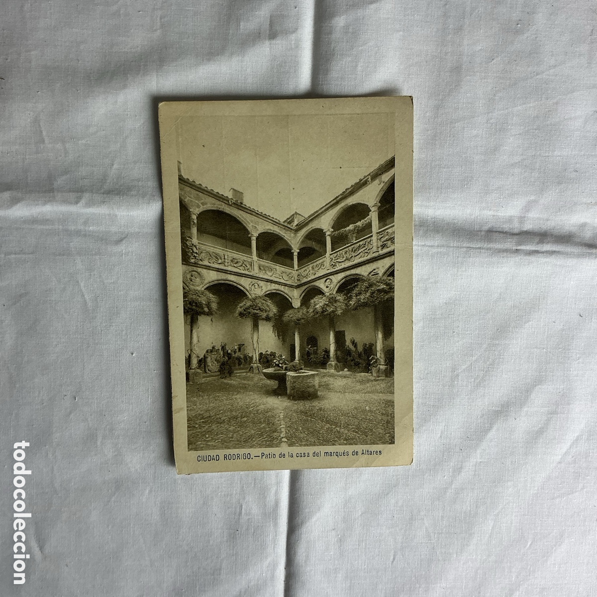 Postales: Postal Ciudad Rodrigo (Salamanca) &ndash; Patio de la Casa del Marqu&eacute;s de Almarza