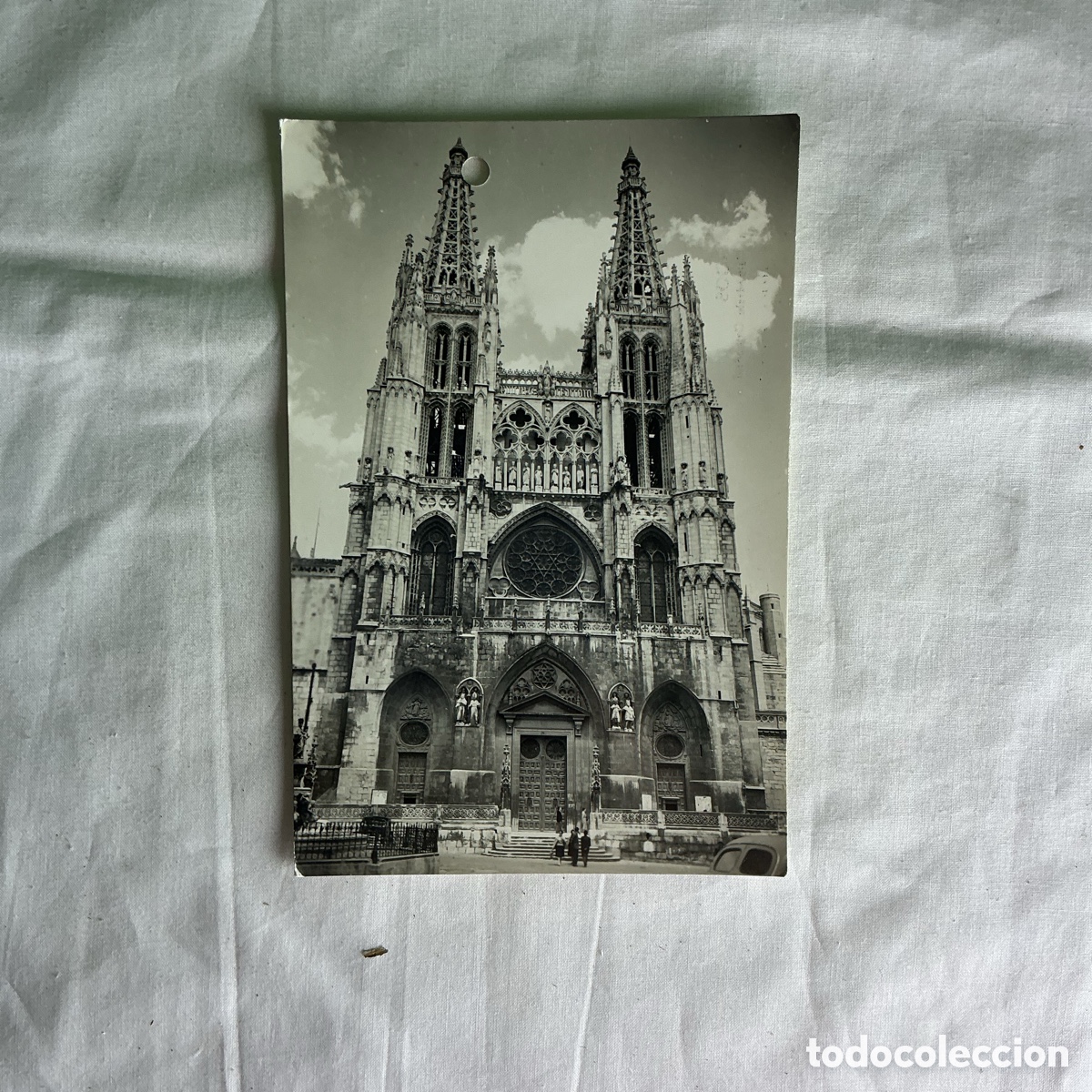 Postales: Postal Burgos Catedral Blanco y negro Original de la &eacute;poca