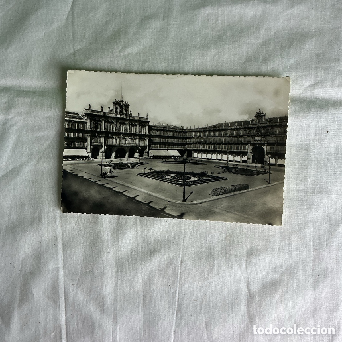 Postales: Postal Salamanca 1958 Blanco y negro Original de la &eacute;poca &ndash; Plaza Mayor