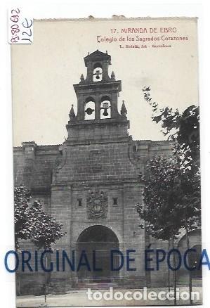Postales: (PS-80612)POSTAL DE MIRANDA DE EBRO-COLEGIO DE LOS SAGRADOS CORAZONES