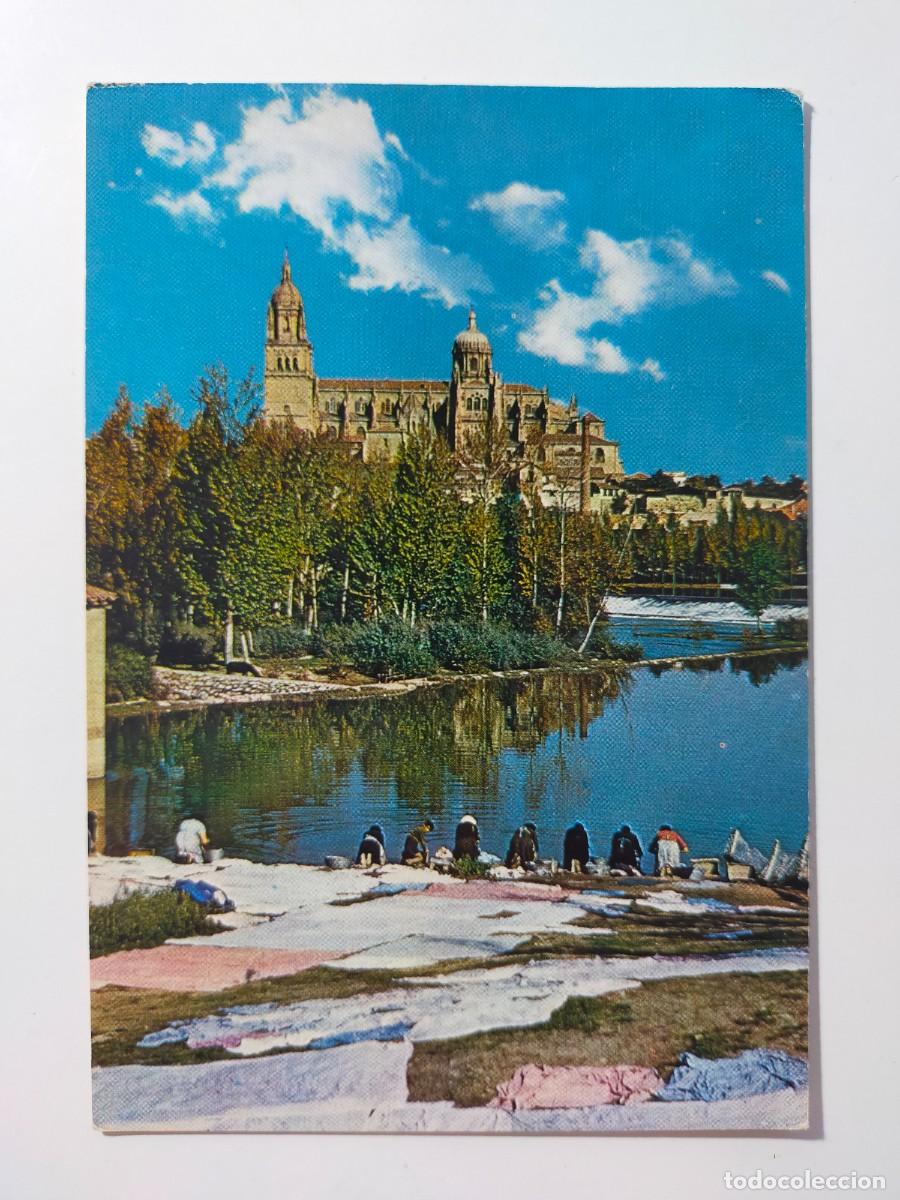 Postales: Postal SALAMANCA: Catedral y r&iacute;o Tormes- (Laboratorios Miquel)