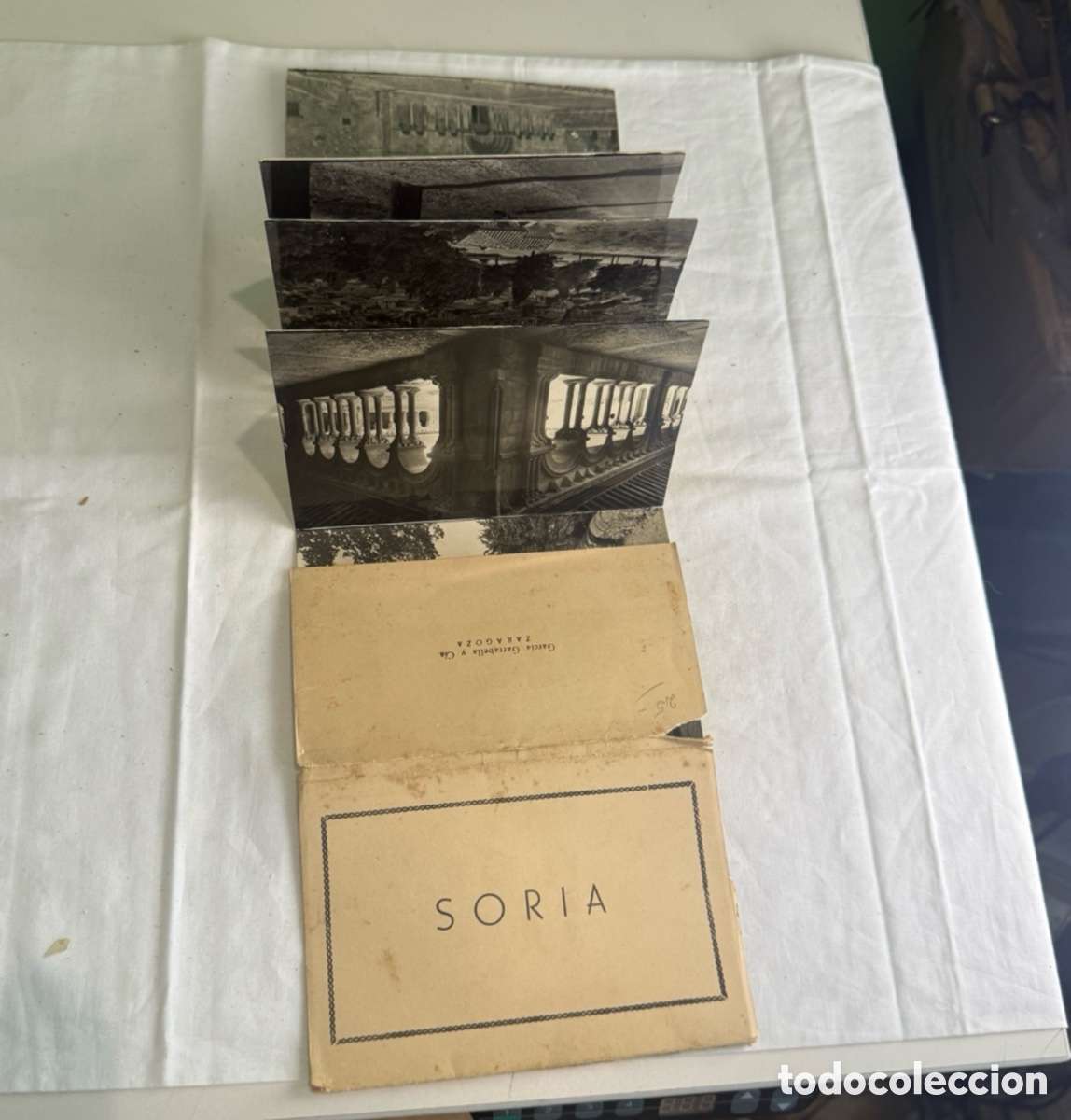 Postales: Carnet 12 postales Soria blanco y negro original de la &eacute;poca