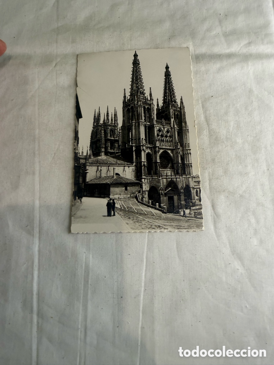 Postales: Postal Burgos &ndash; Catedral &ndash; Blanco y negro &ndash; Original de la &eacute;poca &ndash; 1957