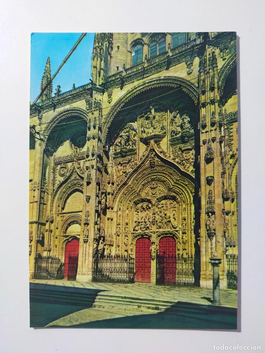 Postales: Postal SALAMANCA: Fachada Catedral Nueva - Edic. Salvador Barrueco.