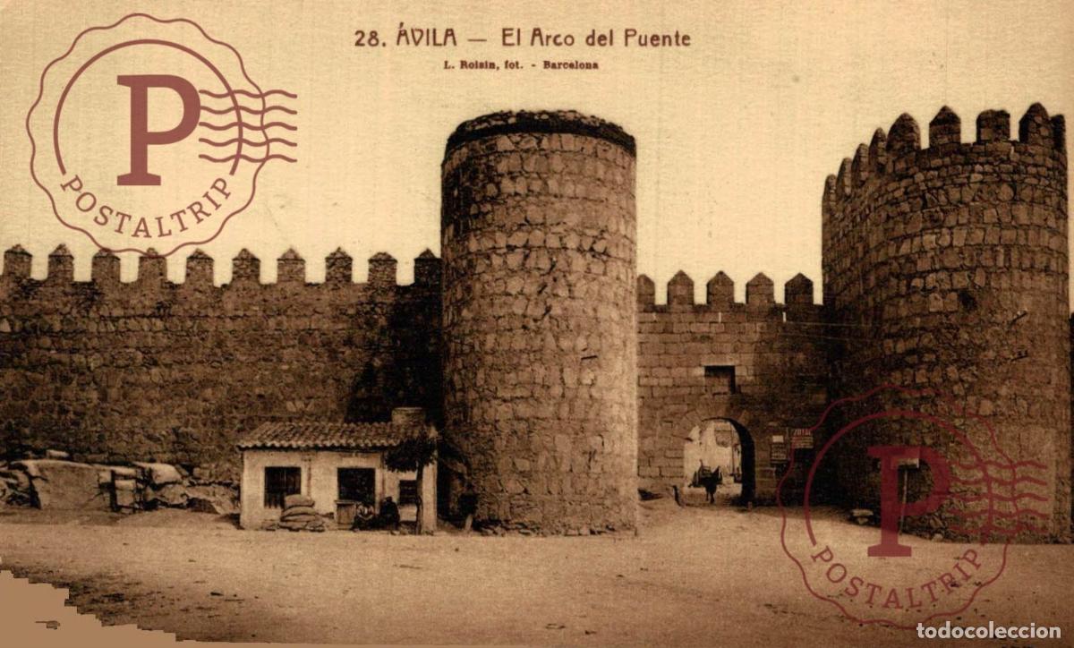 Postales: AVILA. ARCO DEL PUENTE