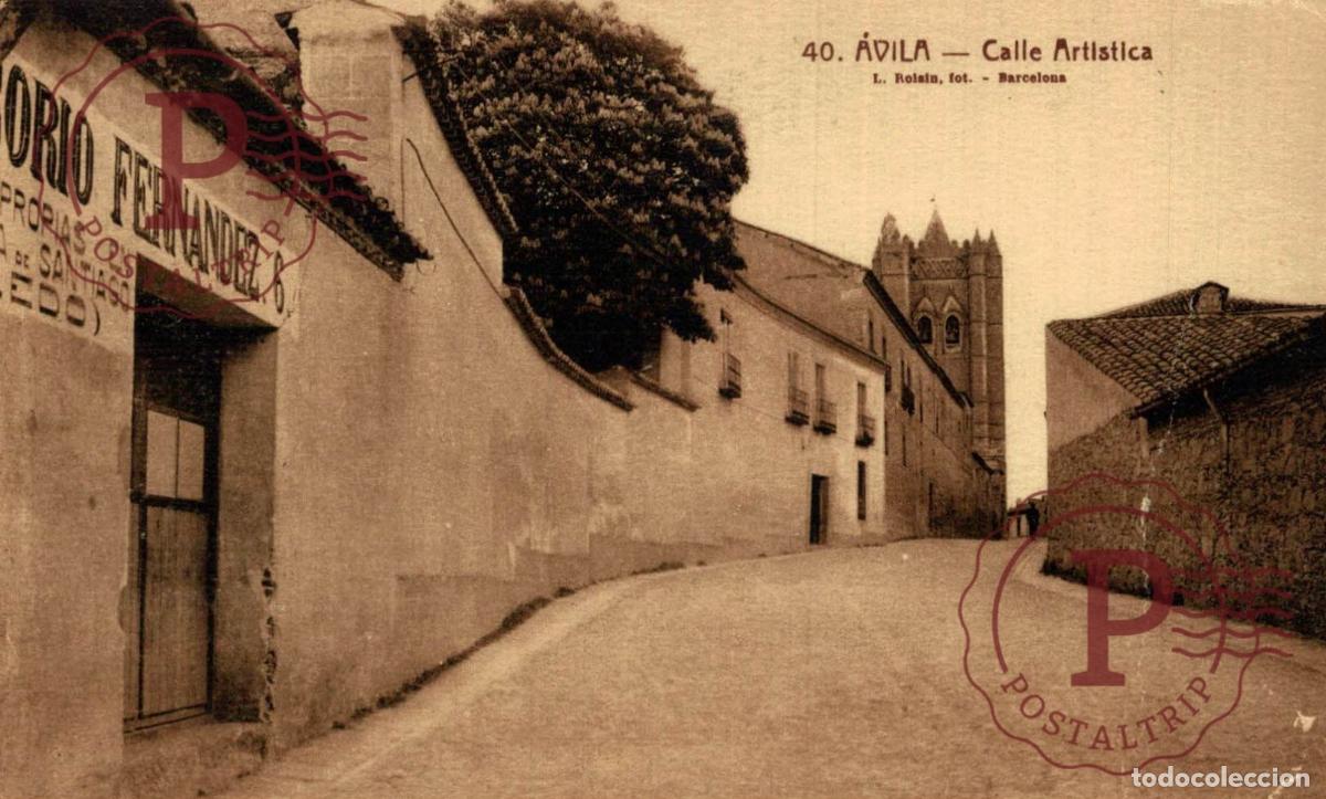 Postales: AVILA. CALLE ARTISTICA