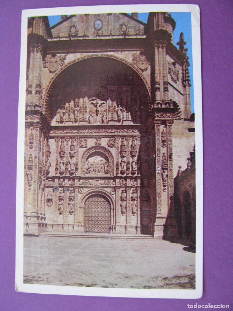 Postales: POSTAL DE SALAMANCA. FACHADA DE SAN ESTEBAN. HELIOTIPIA ARTISTICA ESPA&Ntilde;OLA