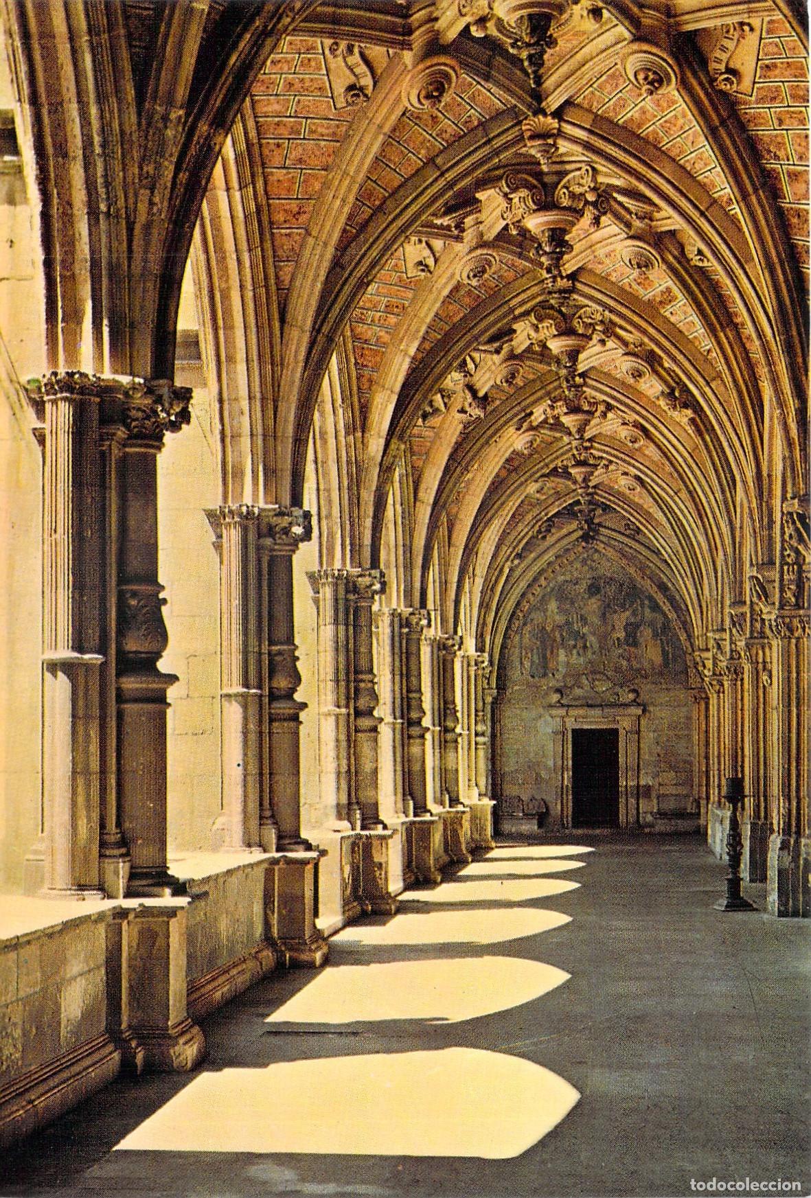 Postales: Postal del Claustro de la Catedral de Leon