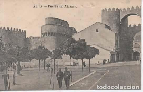 Postales: AVILA SIN ESCRIBIR PORTADA ALCAZAR CON DEFECTOS