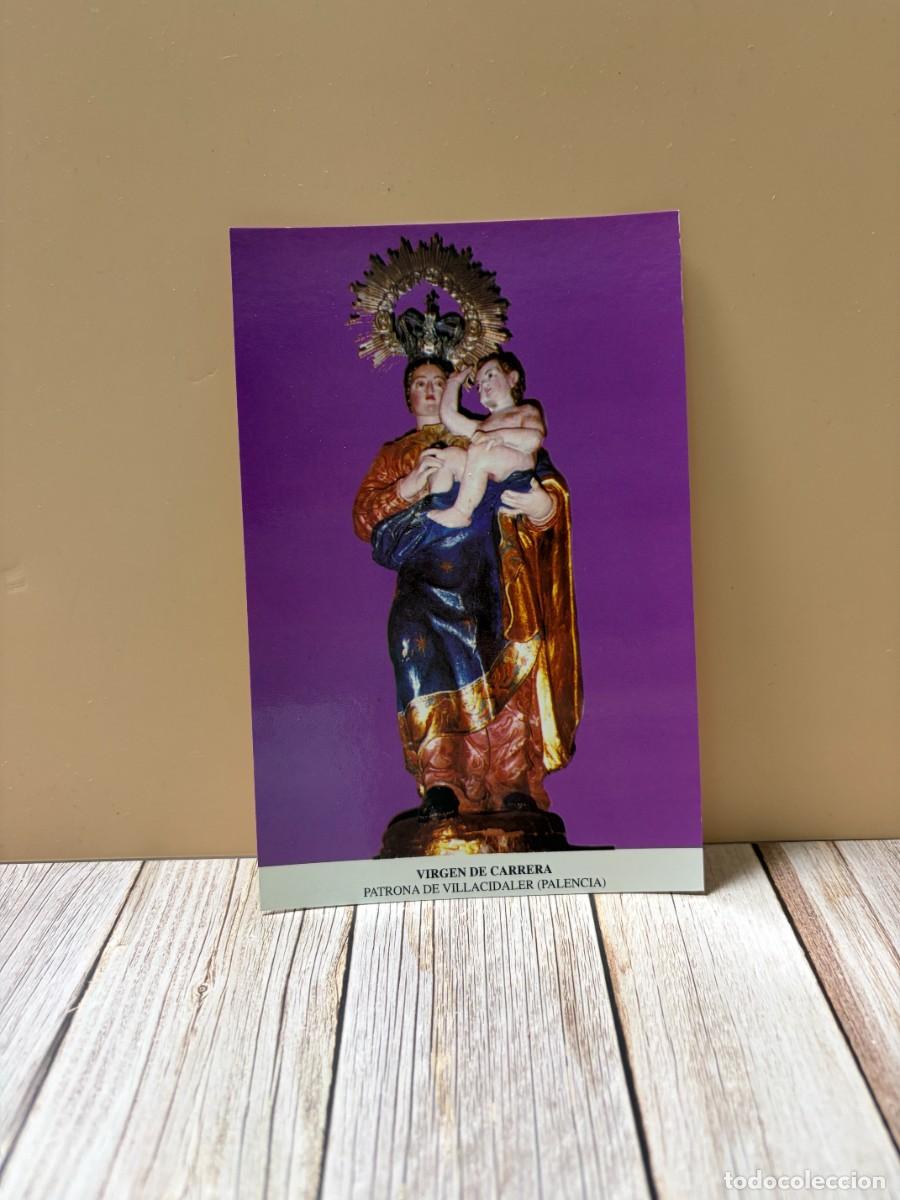 Postales: TARJETA POSTAL. PALENCIA. PATRONA DE VILLACIDALER. VIRGEN DE CARRERA.