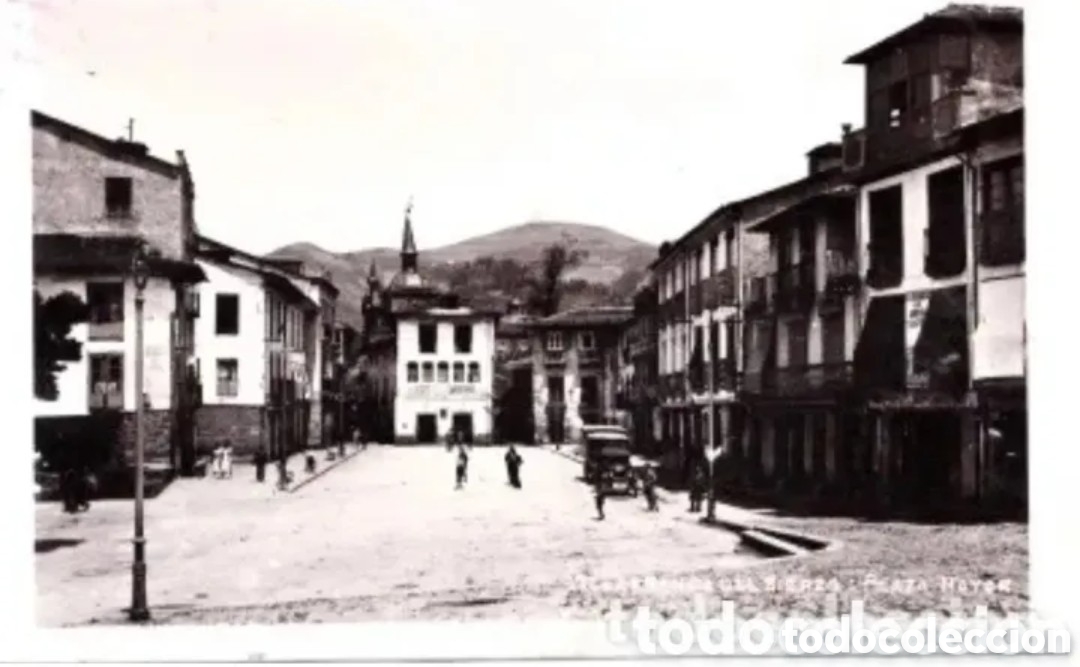 Postales: VILLAFRANCA DEL BIERZO (LE&Oacute;N) - PLAZA MAYOR