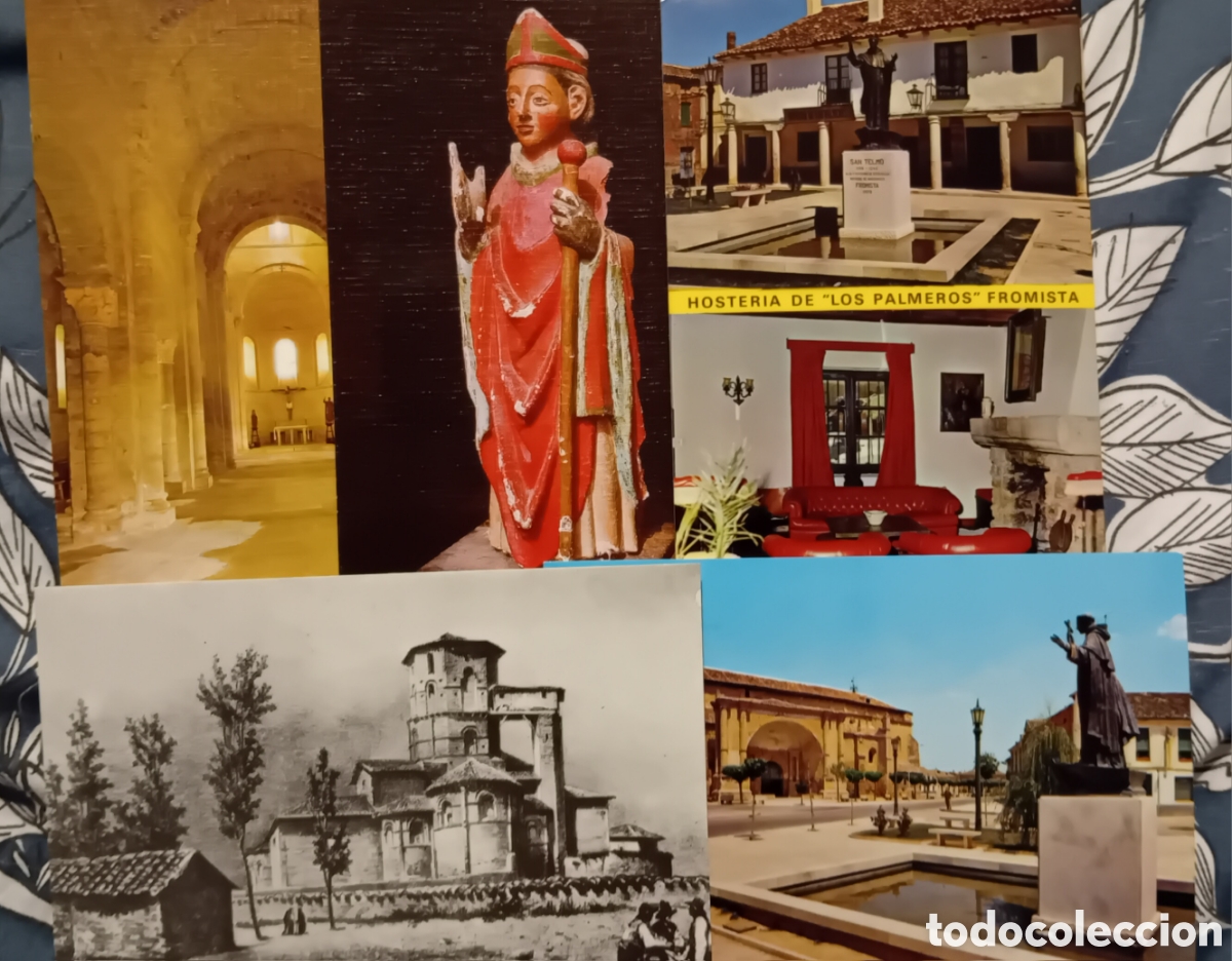 Postales: Lote de 23 postales de Palencia entre las d&eacute;cadas de 1960 y 1980.