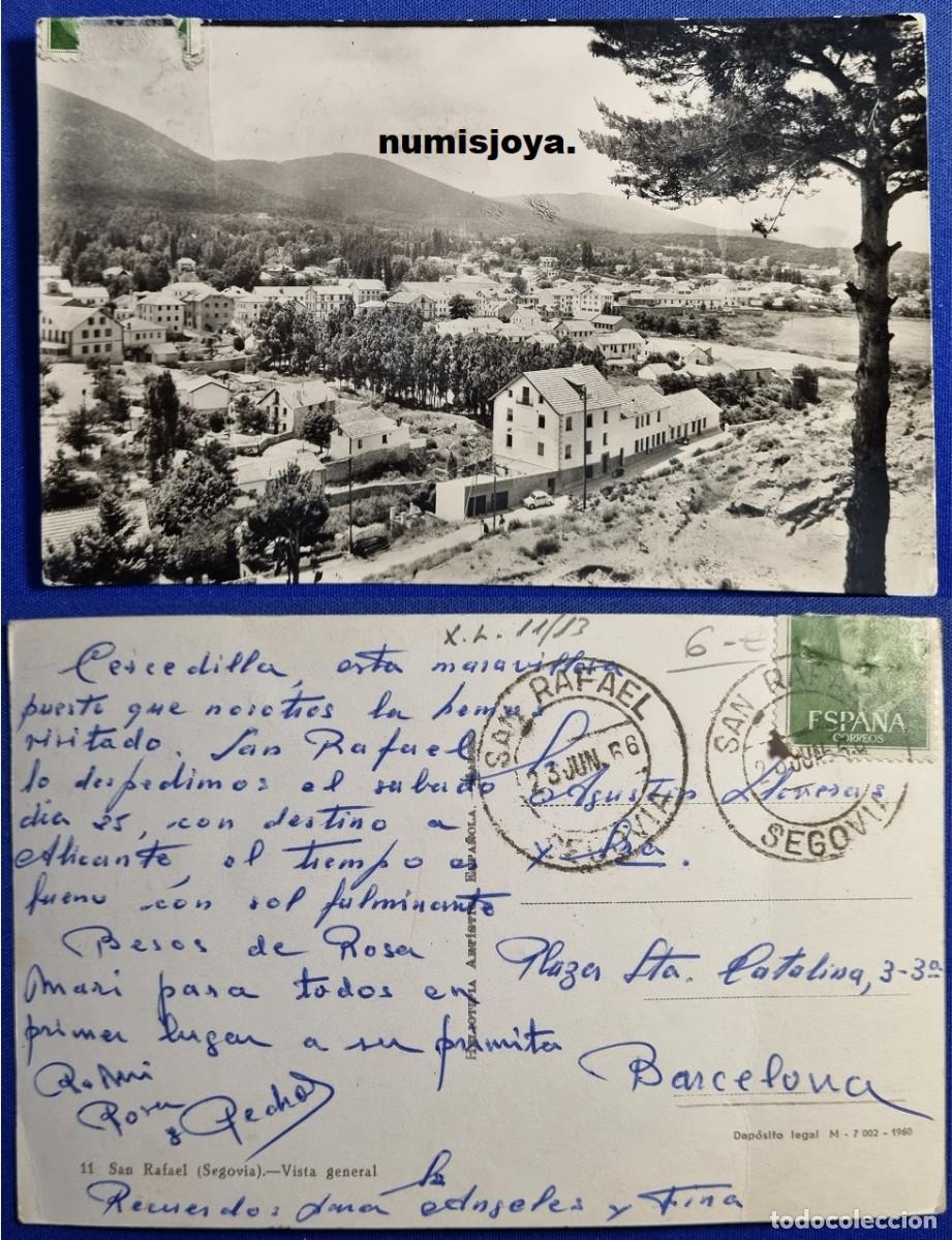 Postales: Postal de SEGOVIA (Espa&ntilde;a) a&ntilde;o 1960. San Rafael . Ed. Art&iacute;stica Espa&ntilde;ola.