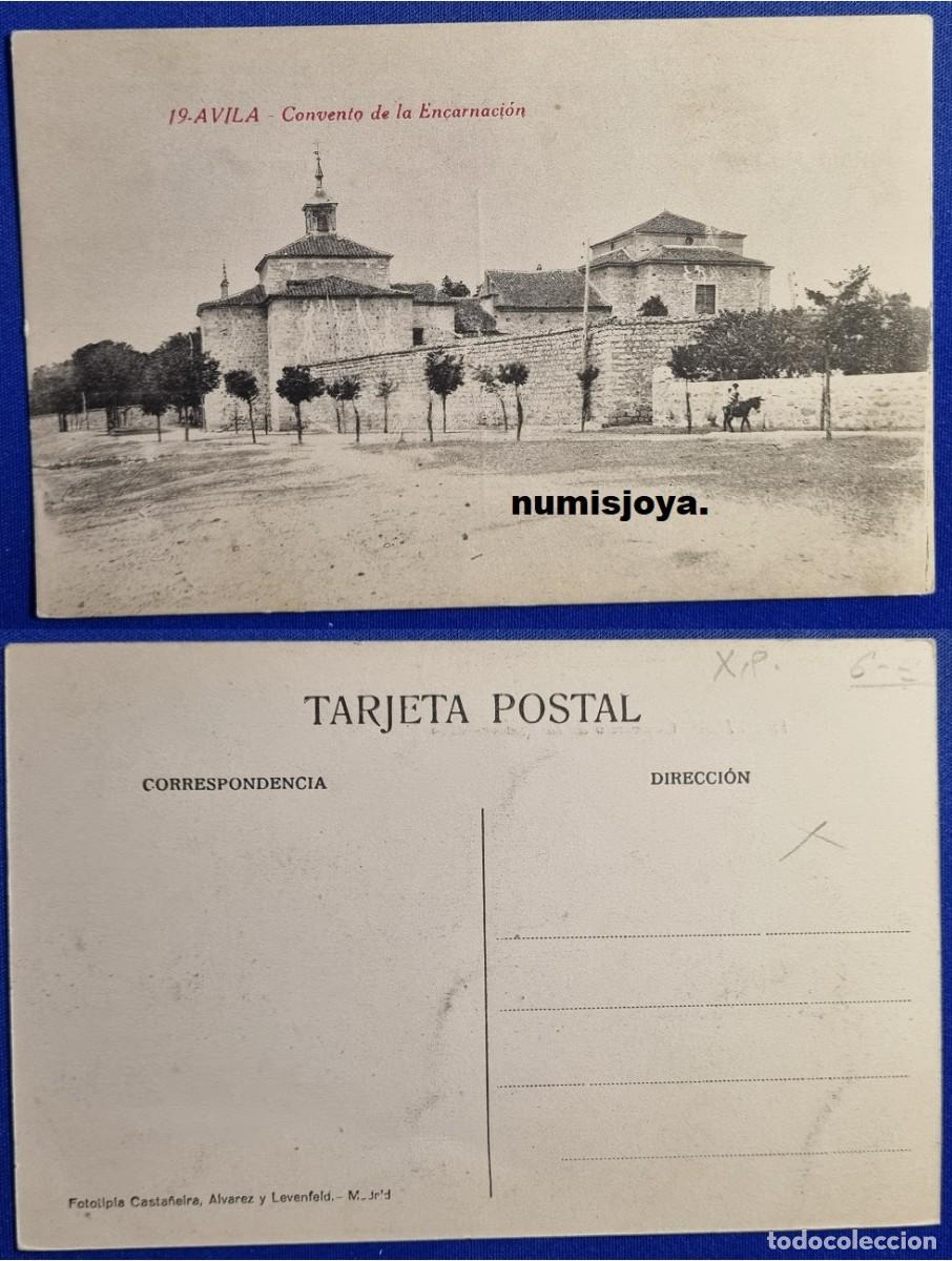 Postales: Postal de AVILA (Espa&ntilde;a) a&ntilde;o 1950. Puentes y vista parcial de las Murallas. Ed. ARRIBAS.