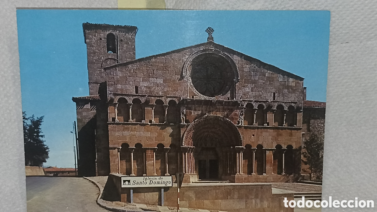 Postales: Soria iglesia de Santo Domingo rom&aacute;nica siglo XII