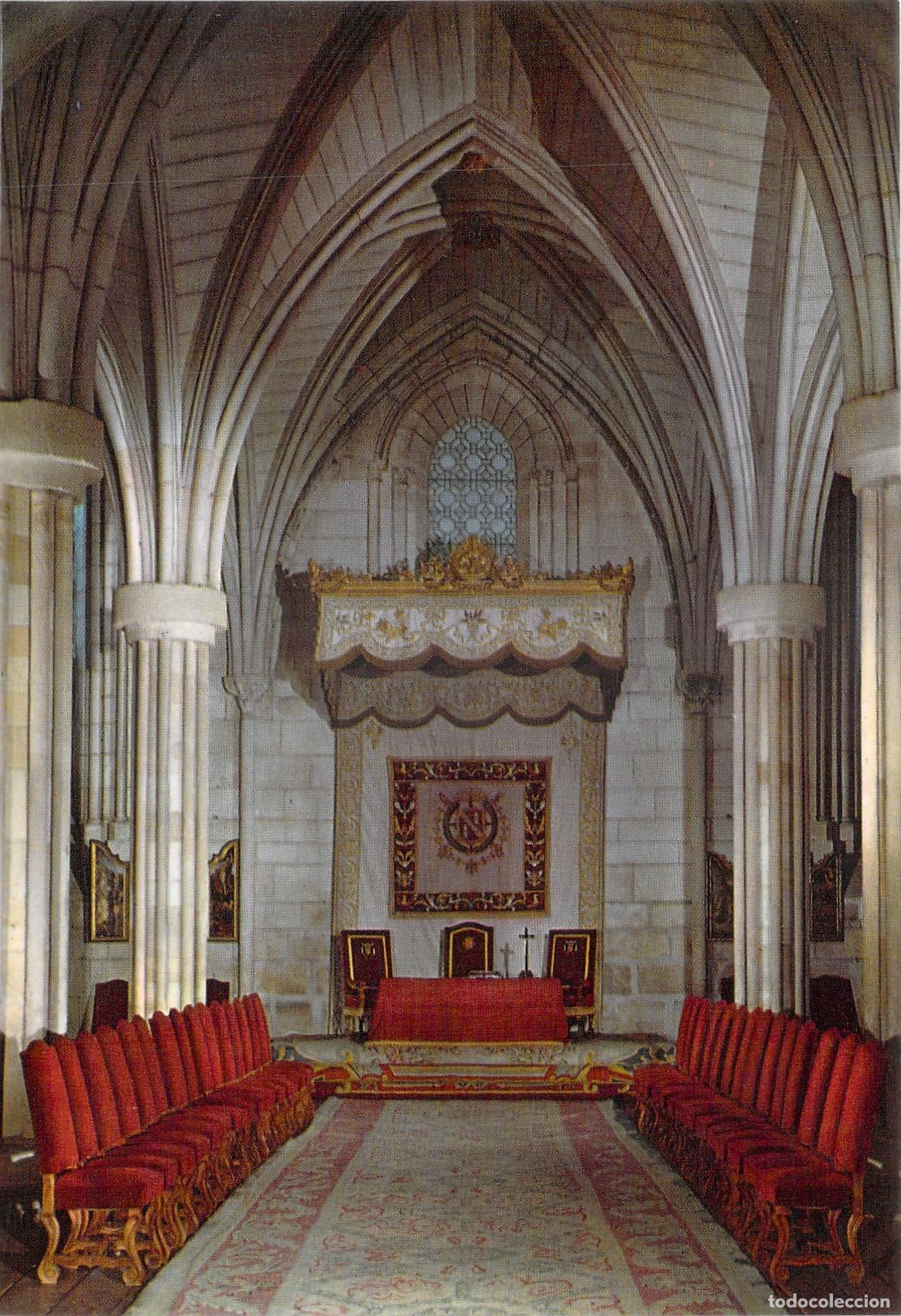 Postales: Postal de la Sala Capitular del Monasterio de las Huelgas Reales en Burgos