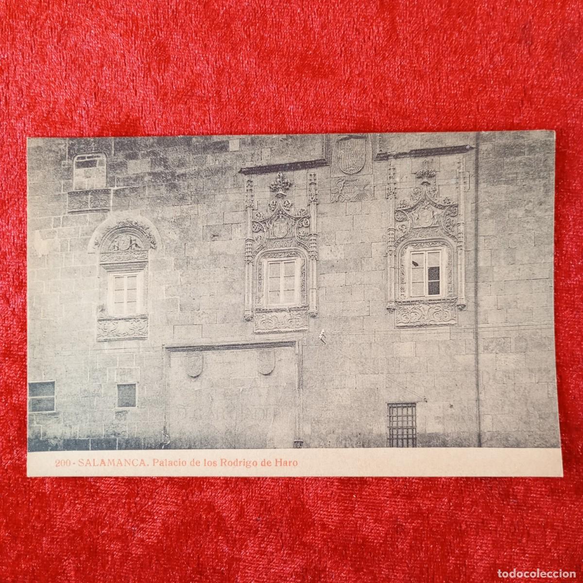 Postales: POSTAL - SALAMANCA - PALACIO DE LOS RODRIGO DE HARO - 200 - THOMAS - RAR&Iacute;SIMA / 2224