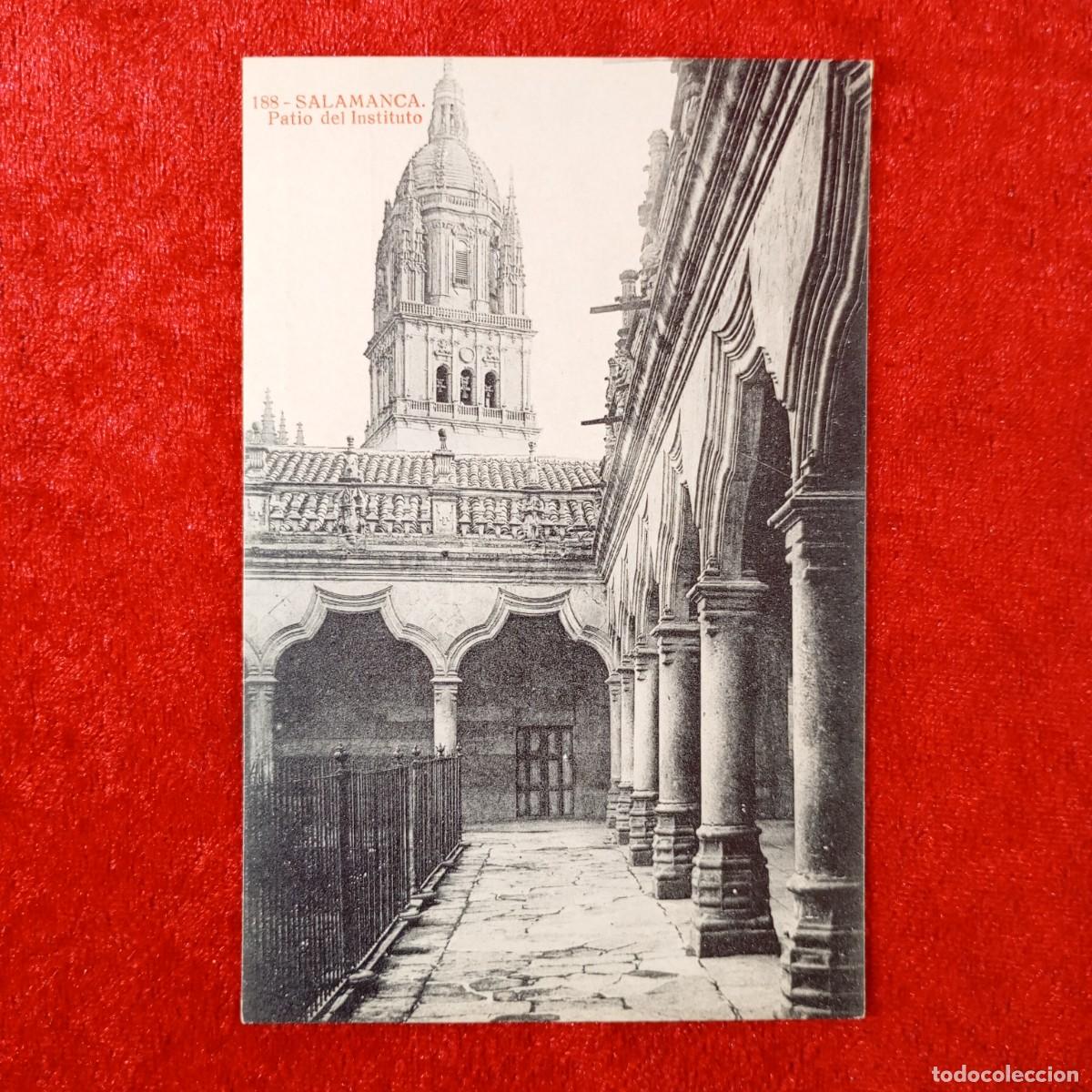 Postales: POSTAL - SALAMANCA - PATIO DEL INSTITUTO - 188 - THOMAS - RAR&Iacute;SIMA / 2294