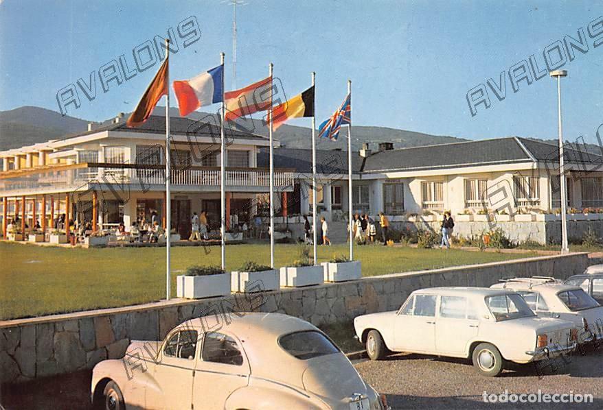 Postales: Hostal Cadagua en Villasana de Mena (Burgos) - Circulada - 1972 - Con coches de la &eacute;poca